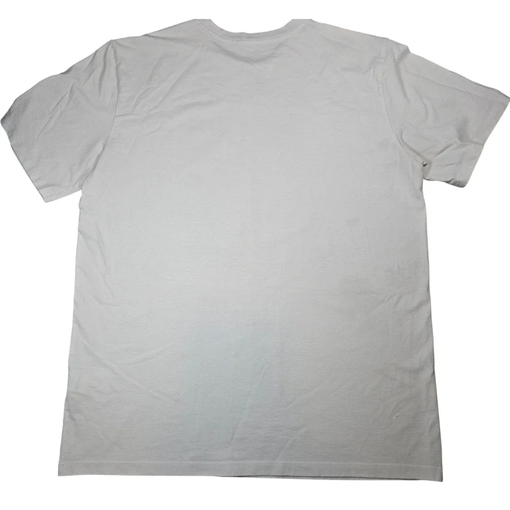 The North Face Mens Graphic T-Shirt Large White Rock Climbing Recycled Cotton L